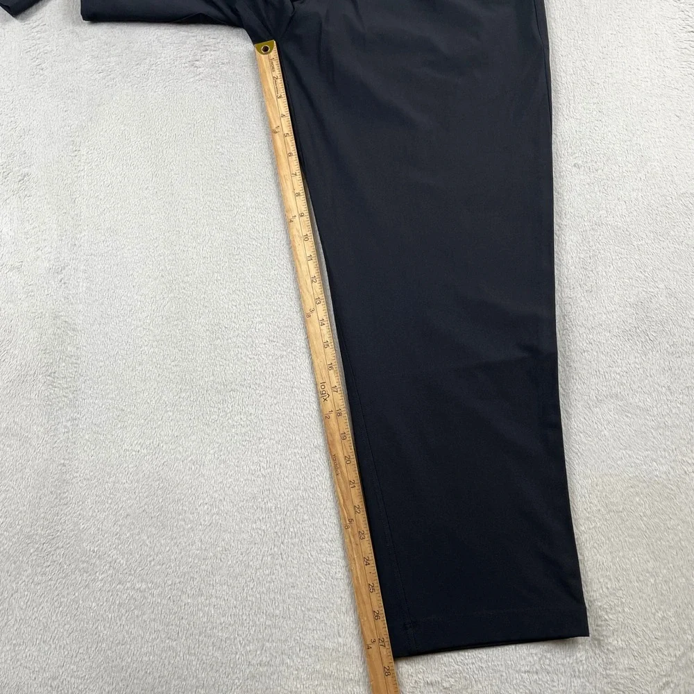 Lululemon ABC Classic Pant Mens 36x27 Black Stretch Golf Preppy Office Commuter